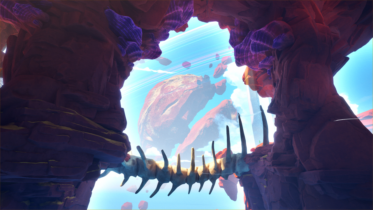 Screenshots of elemental action-adventure game Fading echo