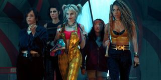 Birds Of Prey Harley and her crew marching into battle