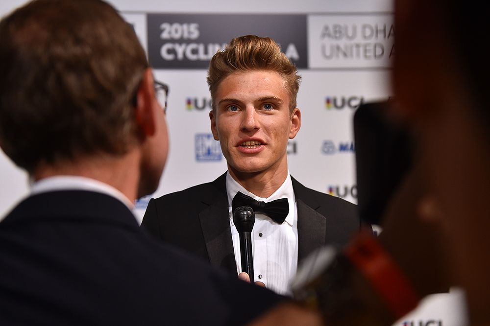 A dapper Marcel Kittel at the UCI Cycling Gala in Abu Dhabi.