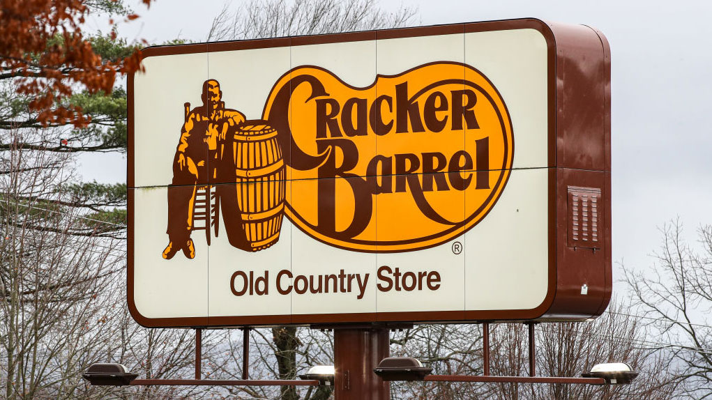 Cracker Barrel sign