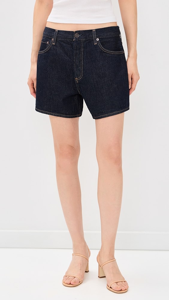Leith Low Slung Relaxed Fit Shorts - Rinse