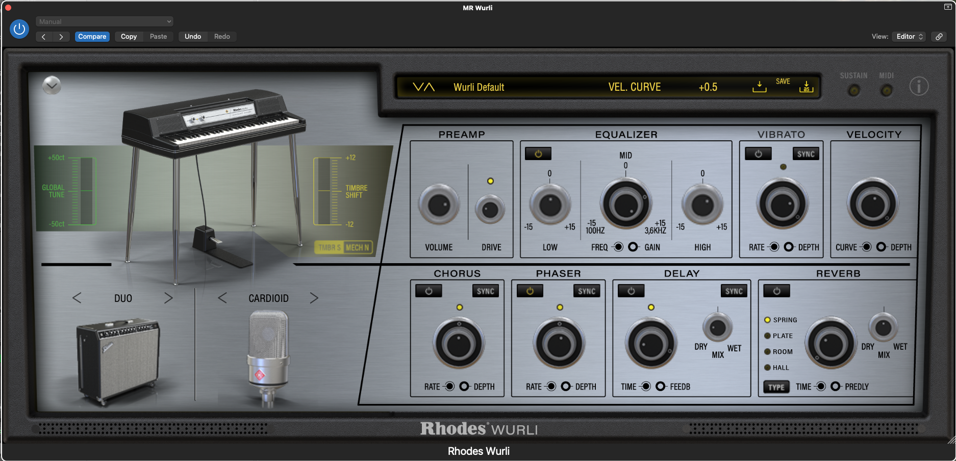Rhodes Wurli plugin