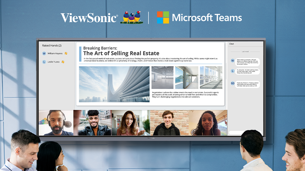 ViewSonic has put the simplicity and control of the meeting back into the hands of the user and has made the process of deploying meeting spaces easy for the IT department. 