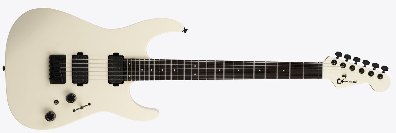 Four of Charvel's new-for-2026 Pro-Mod Plus Dinky DK24 models