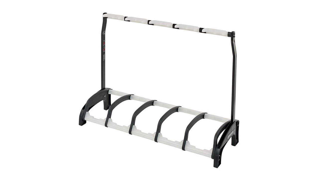 A K&M Guardian guitar rack