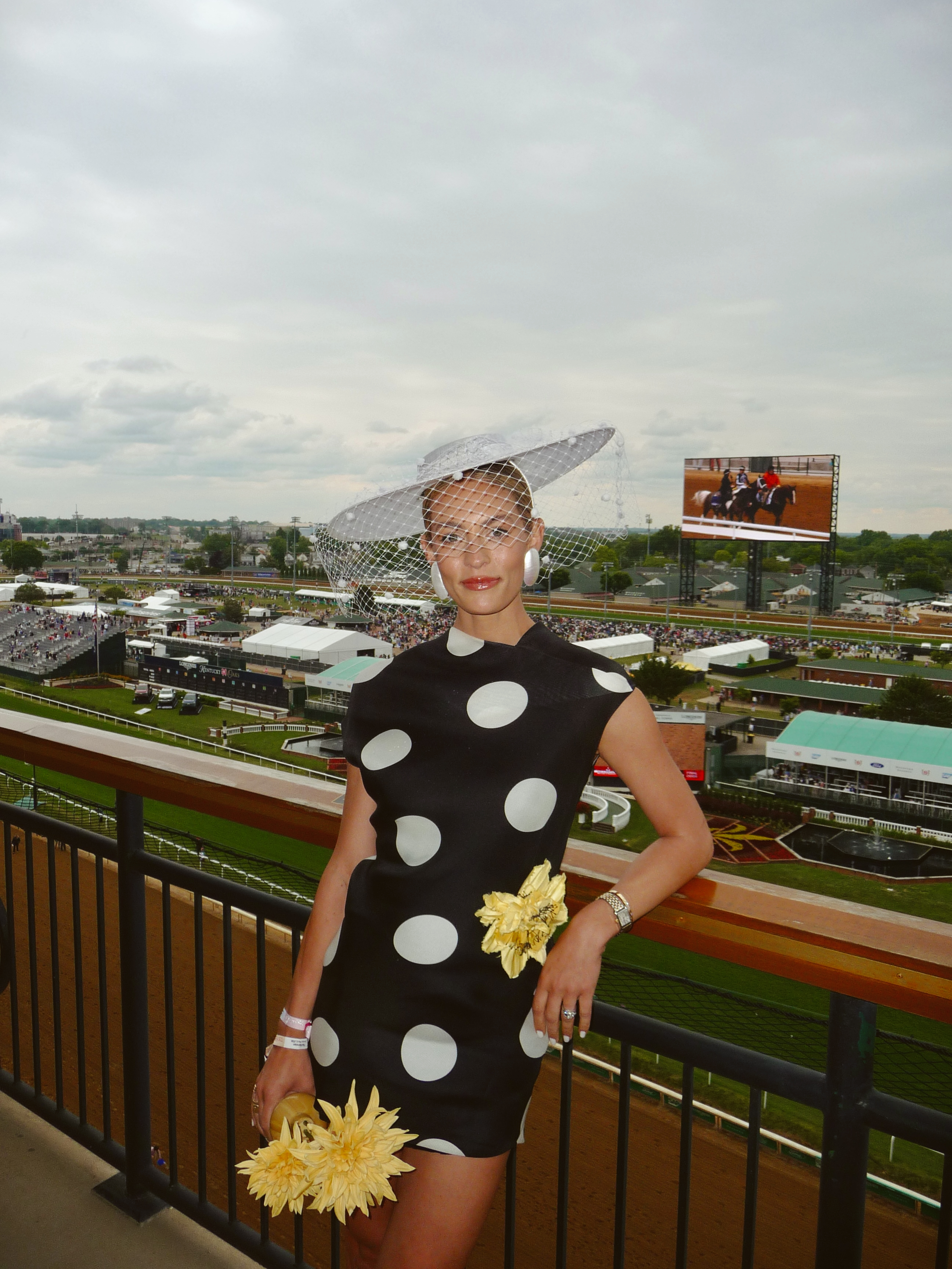 Mary Glenn McElveen at the Kentucky Derby 2026 with Longines
