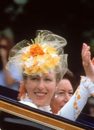 Princess Anne at Charles and Diana's wedding