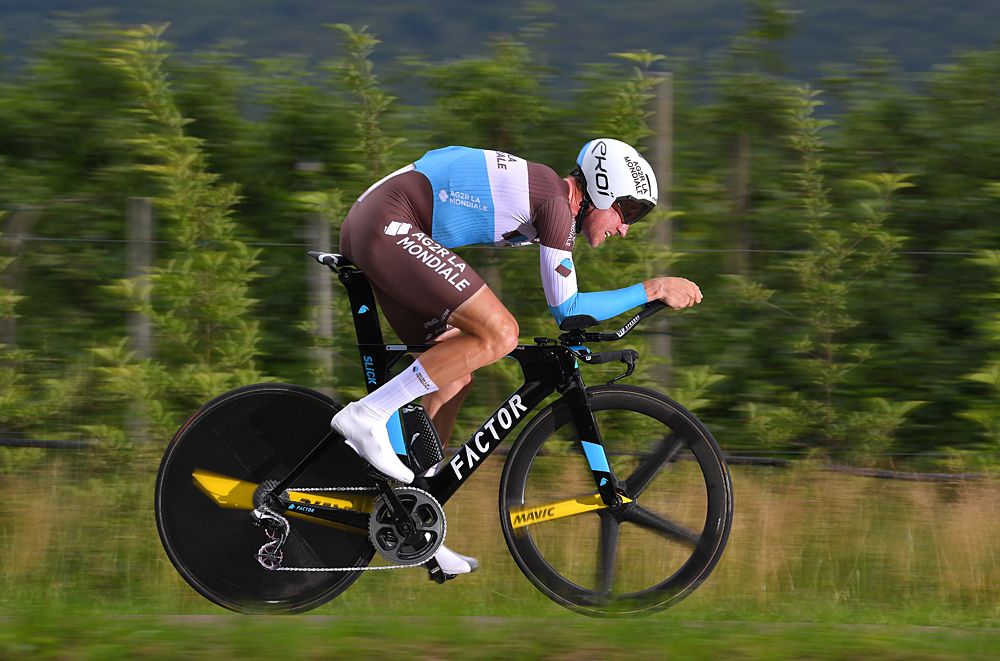Alexandre Genie (AG2R la Mondiale) during the stage 16 time trial at the Giro d'Italia