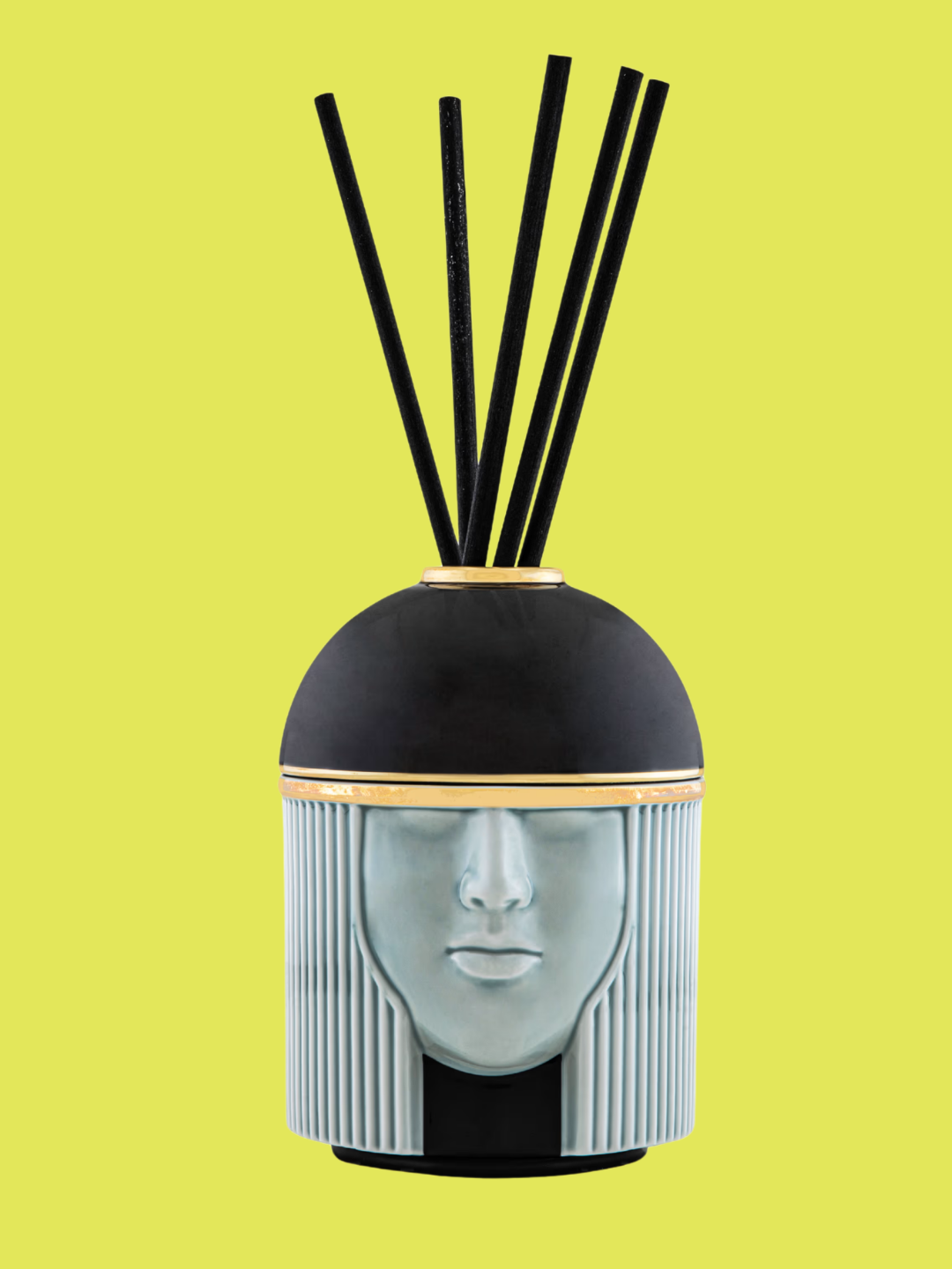 A sculptural diffuser in the shape of a head from Ginori 1735