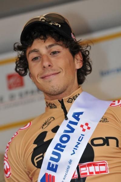 Fabio Felline (Footon-Servetto) smiles on the podium