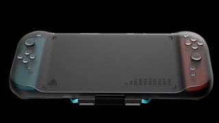 A render from Dbrand showing a case for the Nintendo Switch 2, with a render of what the new console might look like inside.