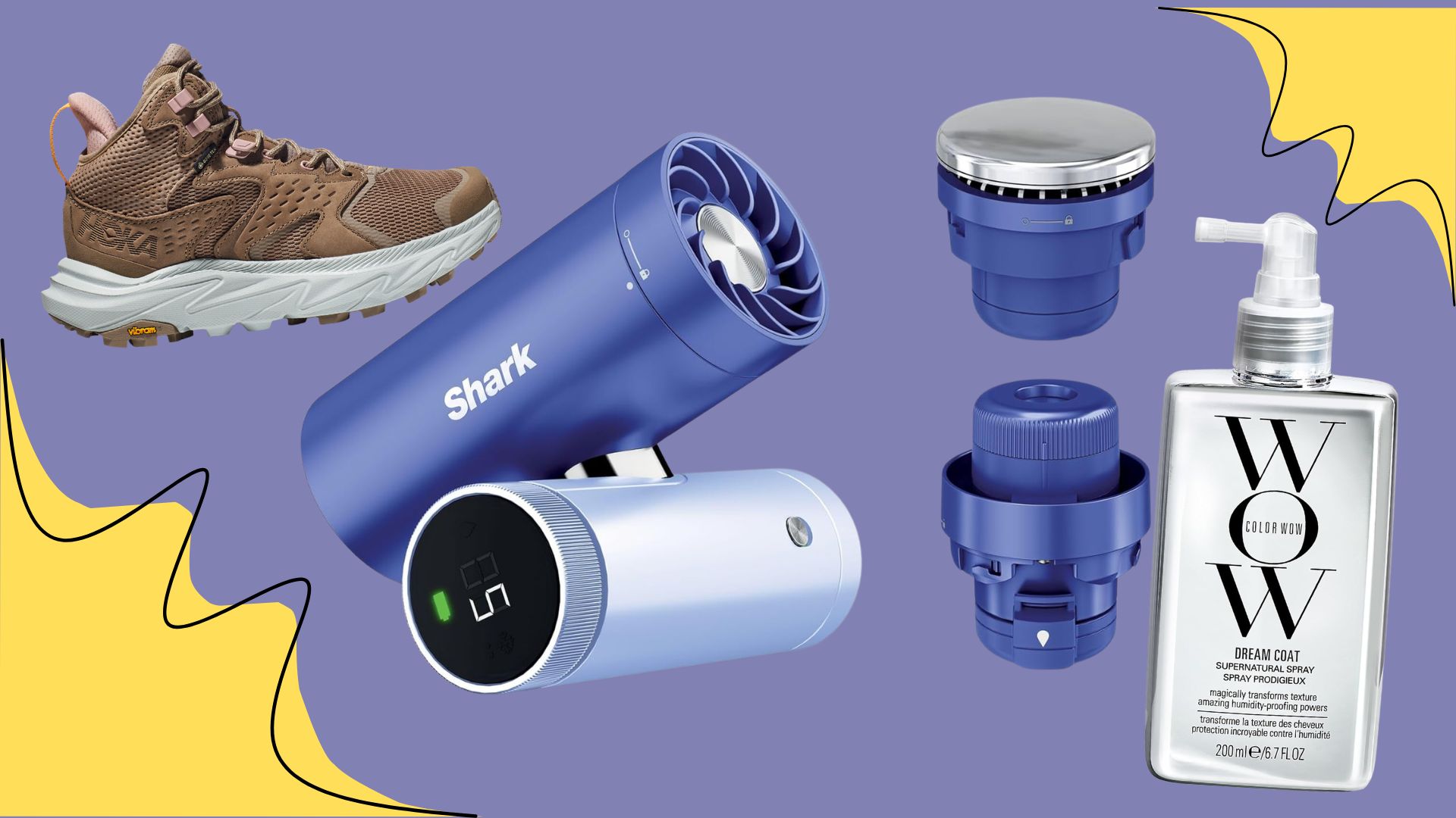 A collage of items on sale on day 3 of Amazon Prime Day, including the Amazon Chill Pill