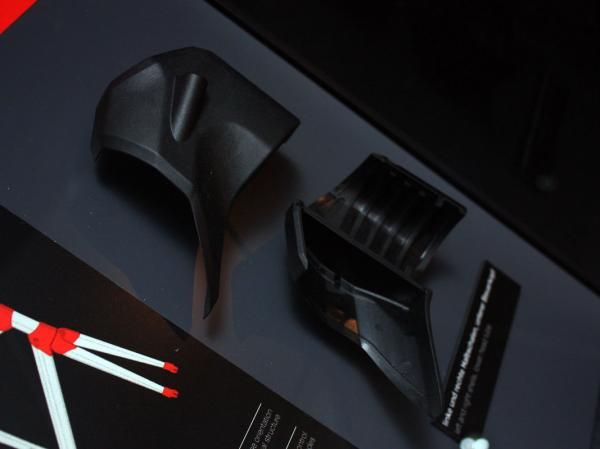 The Impec's 'shell nodes' help ensure proper tube alignment and also make for perfect adhesive thickness.