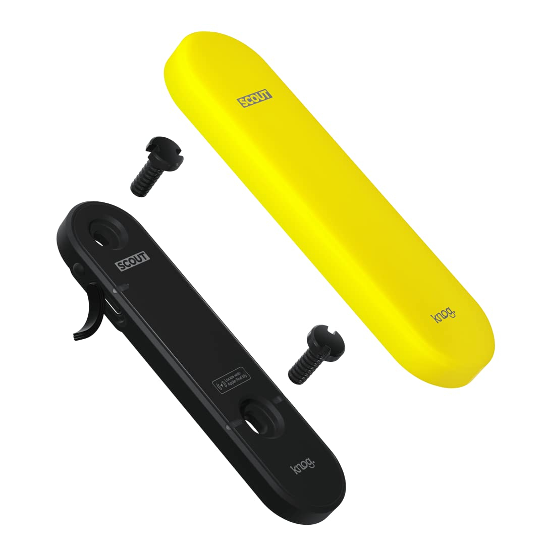 Knog Scout Bike Alarm & Finder on a white background
