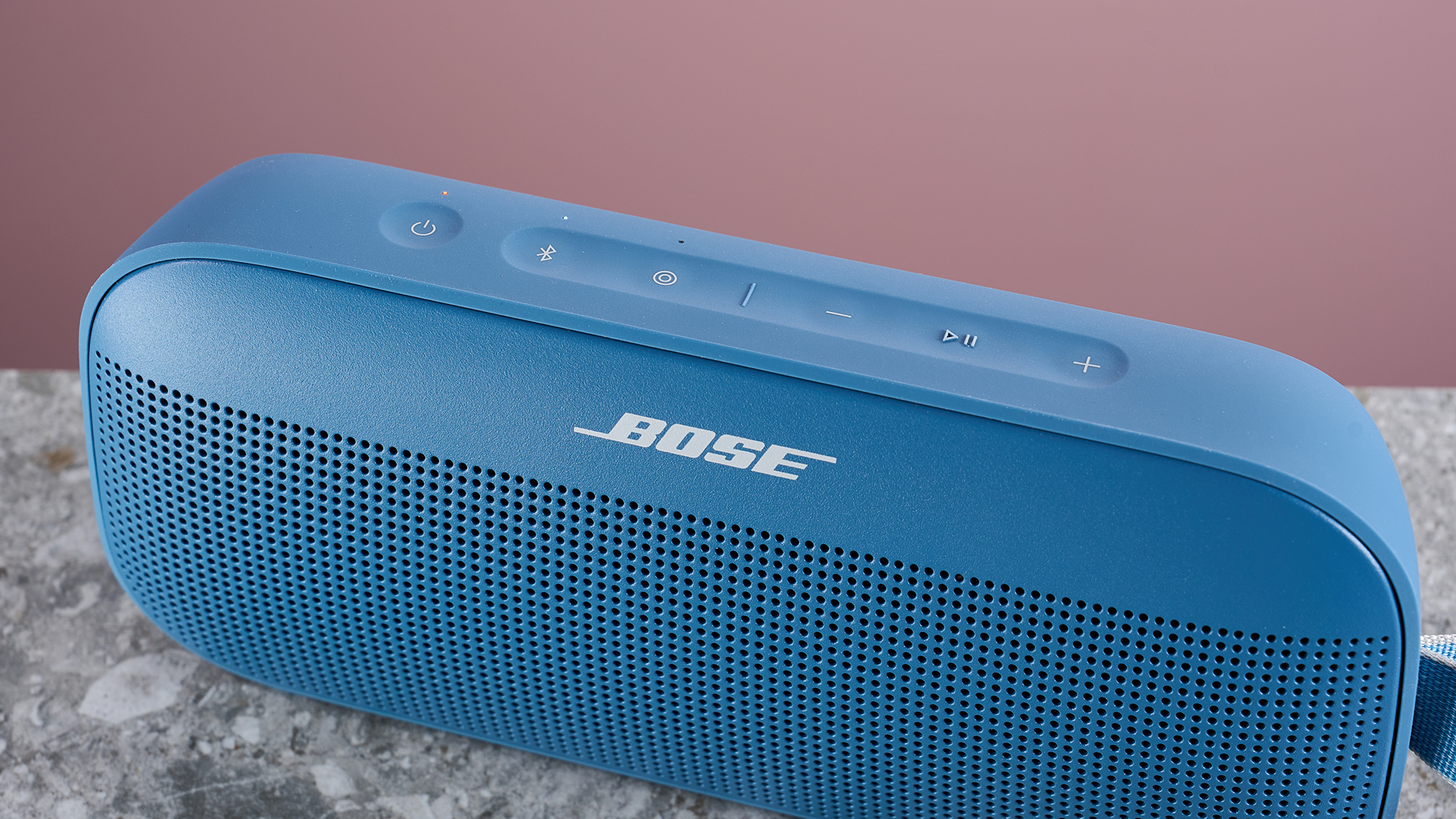 Bose SoundLink Flex Gen 2 on stone surface