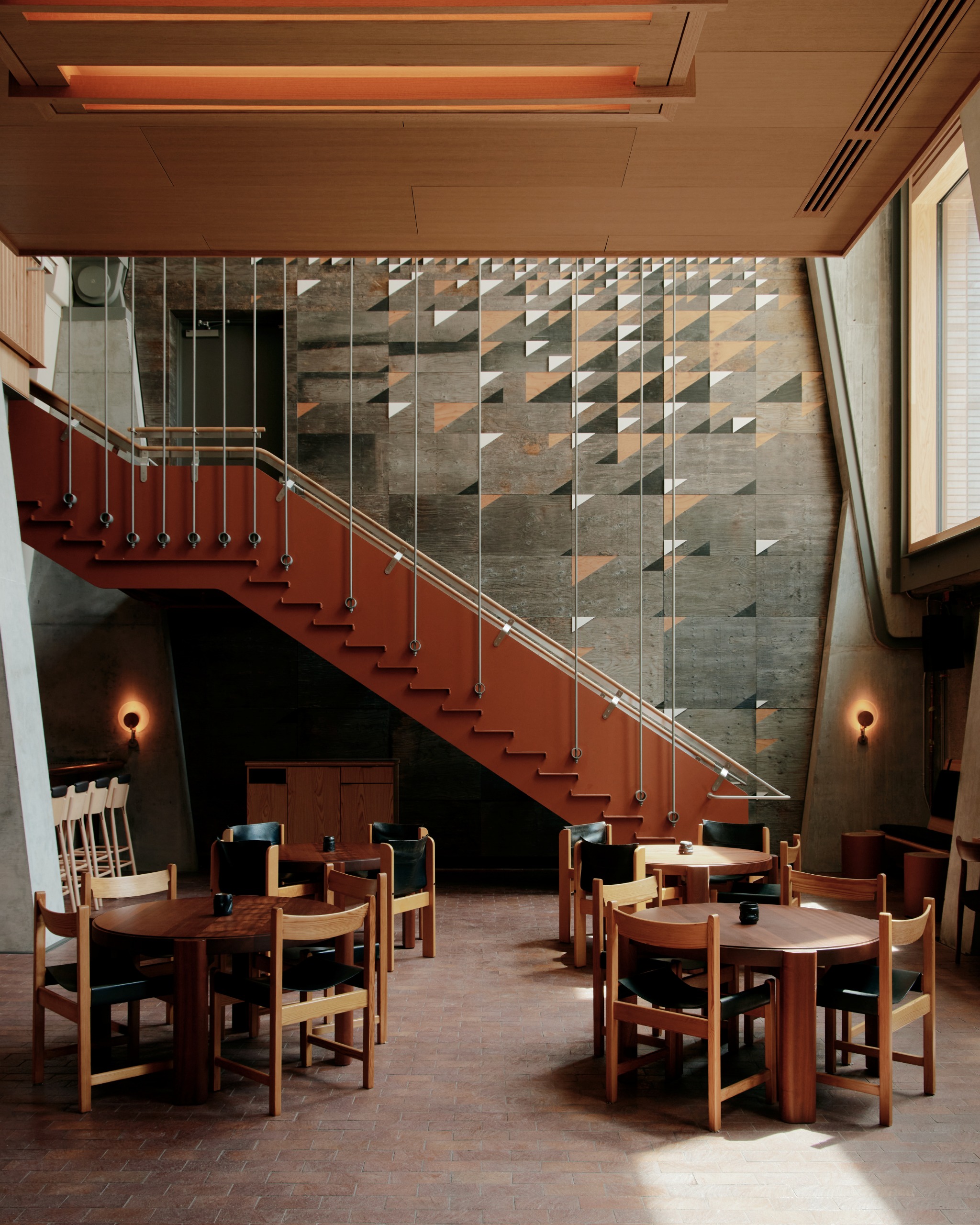 Interiors of Ace Hotel Toronto.