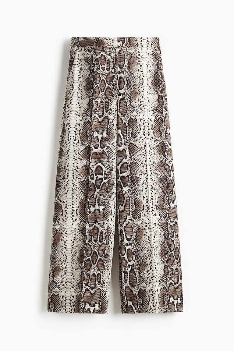 Wide-Leg Dress Pants
