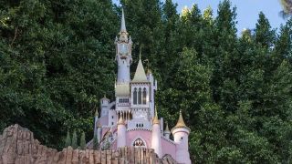 Cinderella's castle in Storybook Land