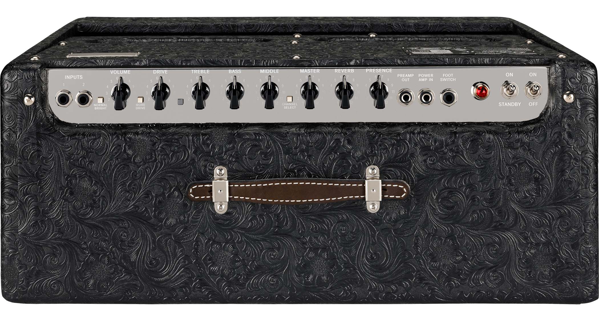 Fender 30th Anniversary Hot Rod Deluxe: the special edition tube combo comes finished with a commemorative "Western" vinyl covering, with gold and brown grille cloth.