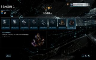 The "battle pass" system for Halo: Reach on PC.