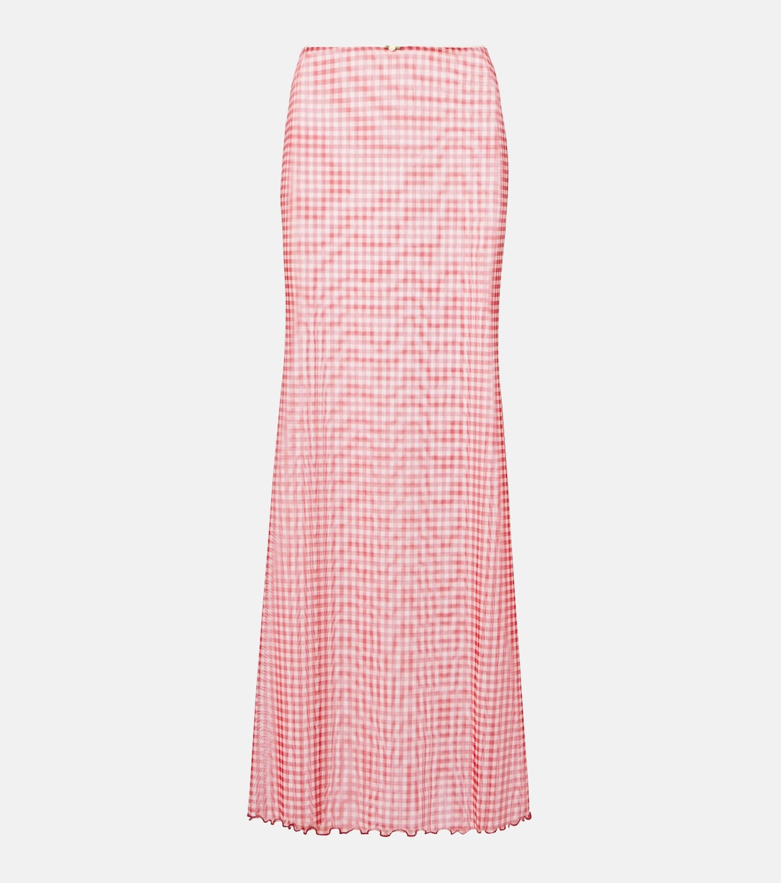 Solay Gingham Maxi Skirt
