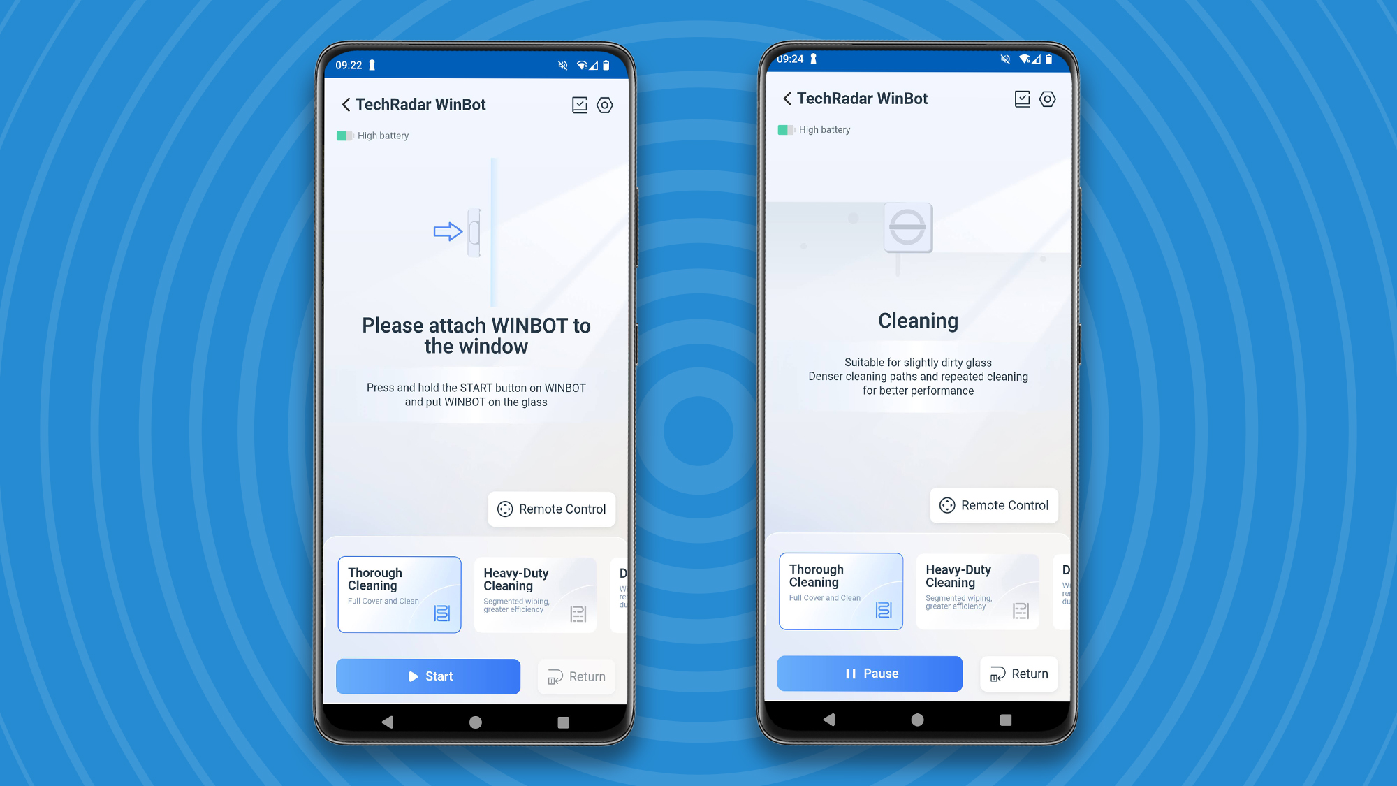 Controlling WinBot using Ecovacs app