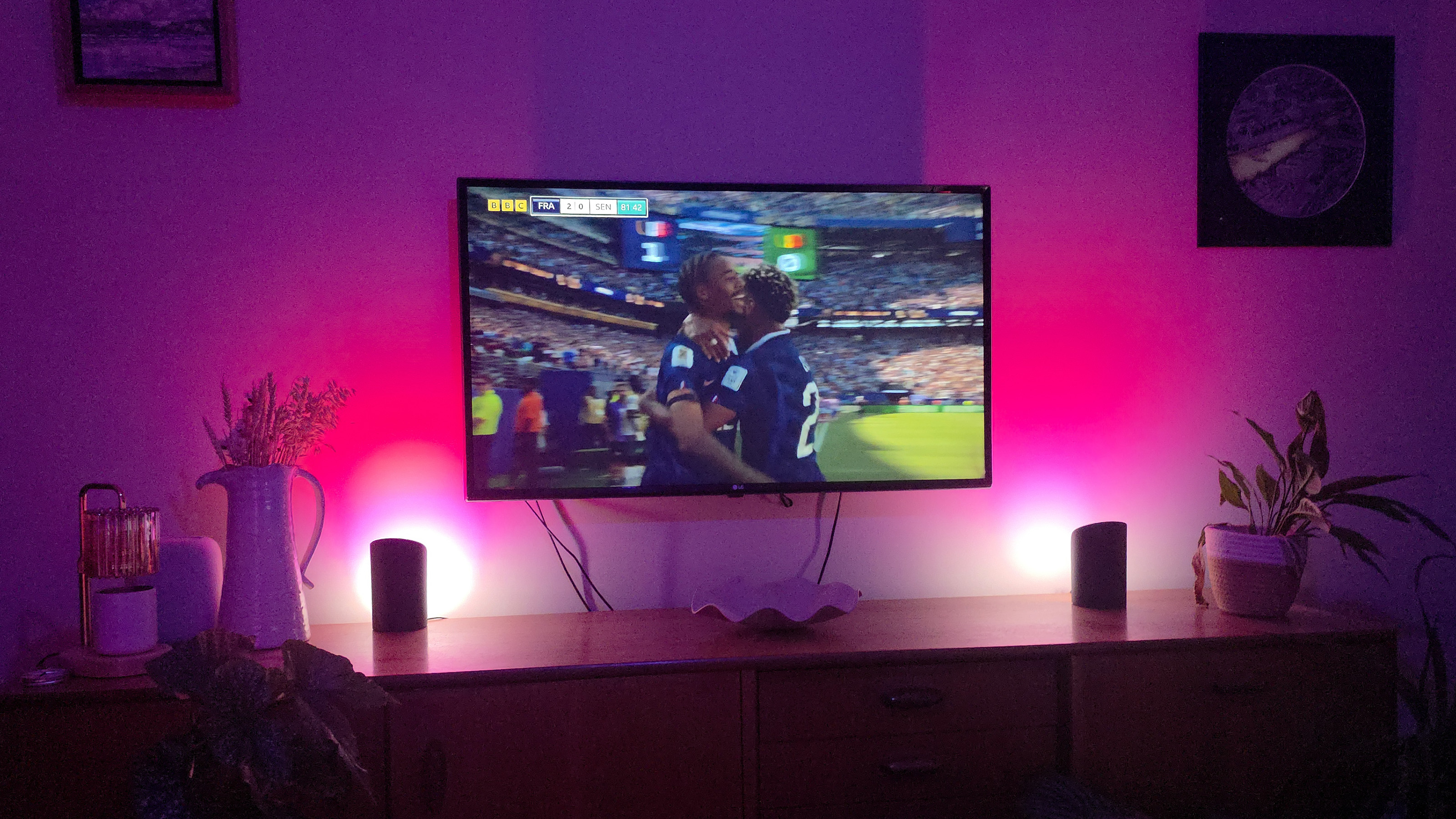 Hue lights world cup