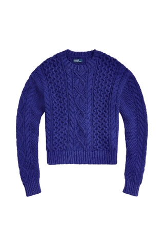 Polo Ralph Lauren Cable-Knit Cotton Crewneck Sweater