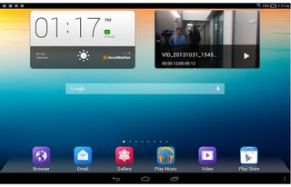 Lenovo Yoga Tablet 10 Interface