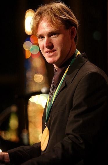 Ryan Bayley all dressed up