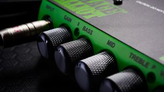 Close up of Trace Elliot ELF bass amp