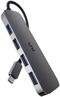 uni USB-C to USB Hub 4 Ports - space gray | 20% off