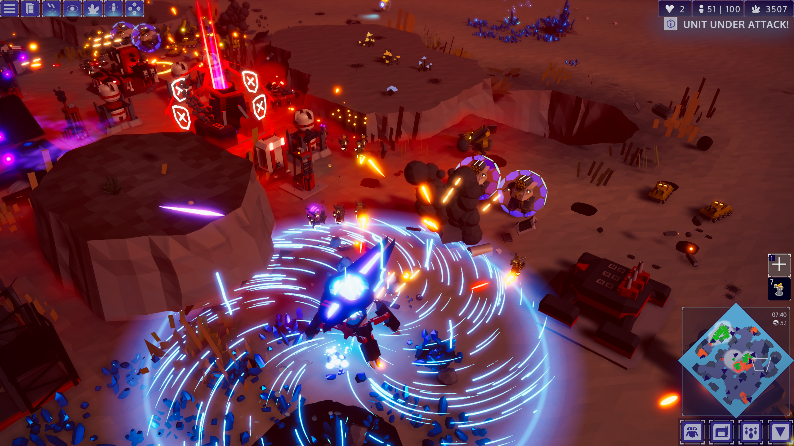 Here's an indie that takes classic RTS and runs it into the modern roguelike