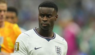 Marc Guehi (England) during Round of 16 FIFA World Cup 2026, Mexico and England, Azteca Stadium, Mexico, Mexico on July 05 2026