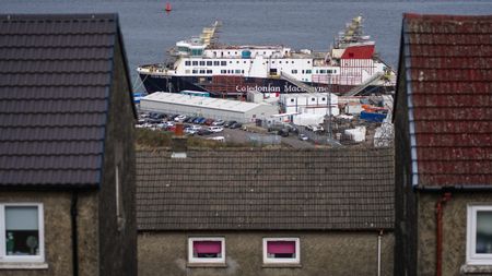 The unfinished Glen Sannox ferry 