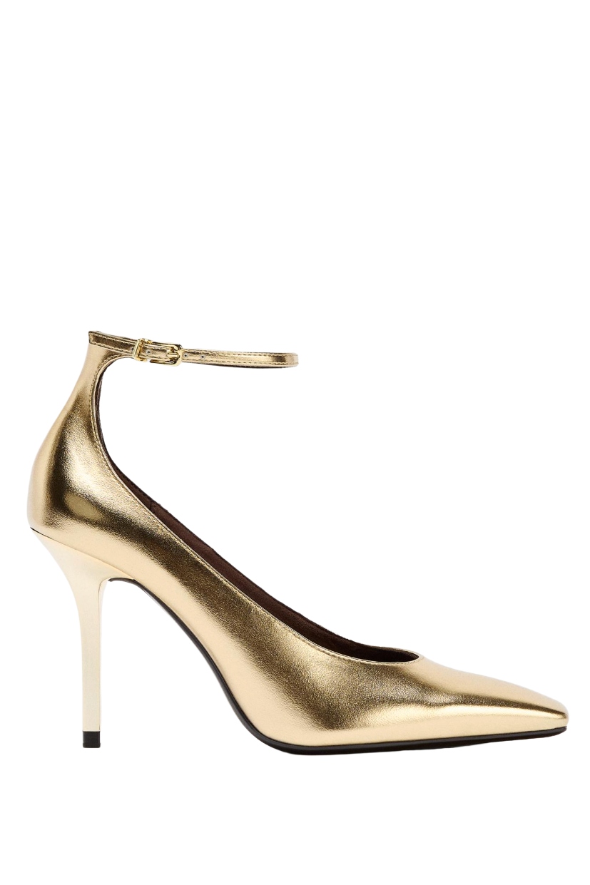 ZARA, Metallic Effect Heels