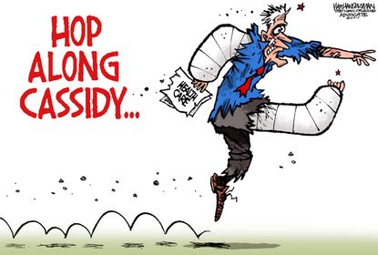 Political cartoon U.S. Graham Cassidy GOP health care