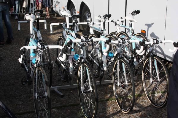 Leopard Trek's armada of bikes.