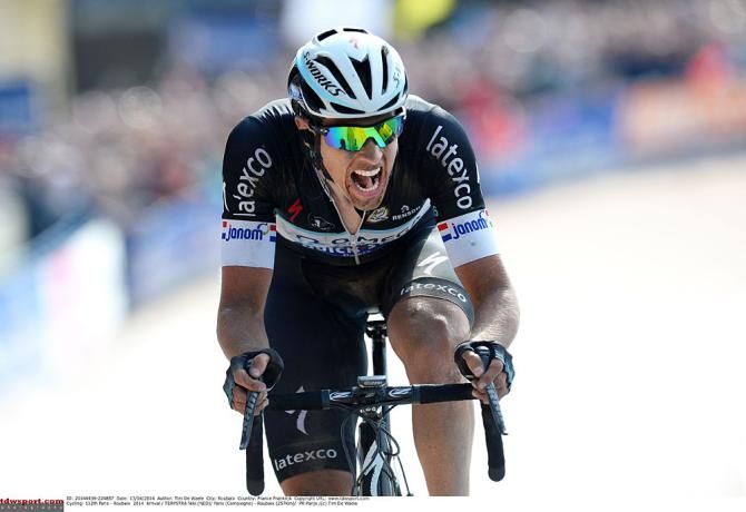 Niki Terpstra (Omega Pharma Quick Step) on the limit