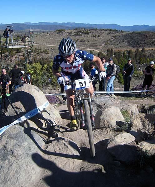 Mike Broderick finds a line.