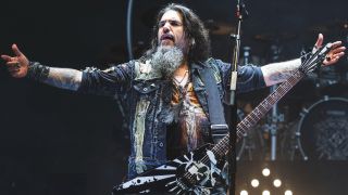 Robb Flynn of Machine Head onstage in 2024