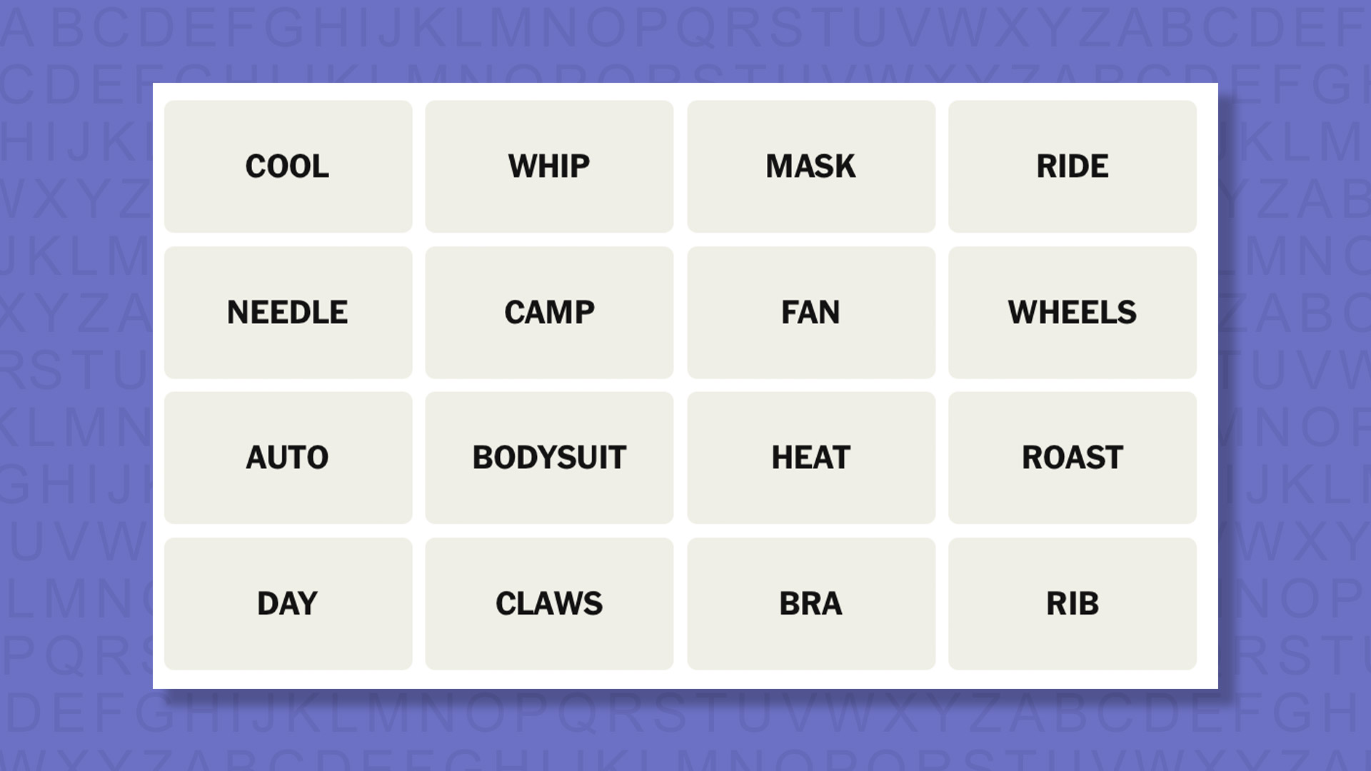 NYT Connections hints for game 1040 on a purple background