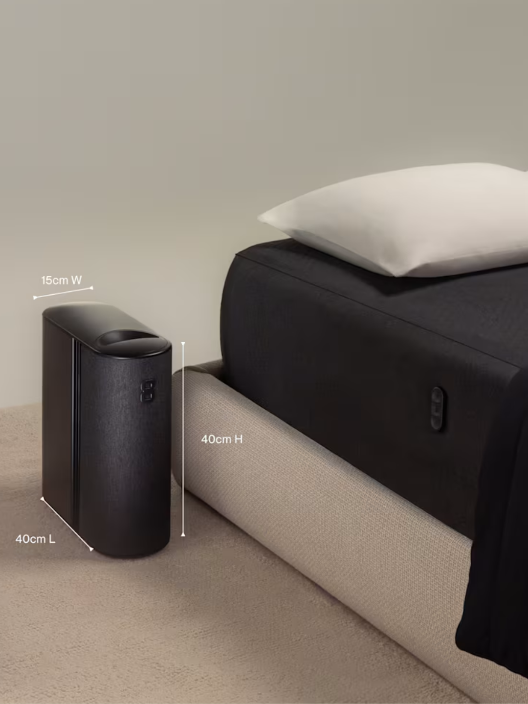 A sleep pod and mattress cover from Eight Sleep