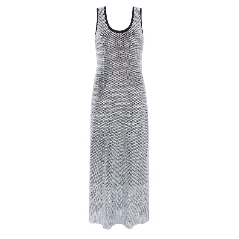 crystal embellished dress