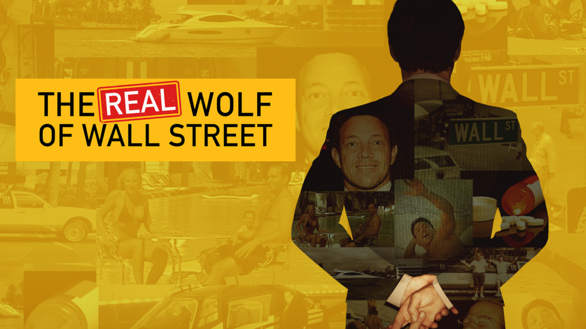 Promotional image for the "Real Wolf of Wall Street" docuseries