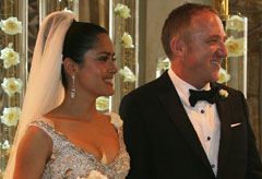 Salma Hayek&#039;s wedding photo-Celebrity Photos-27 April 2009