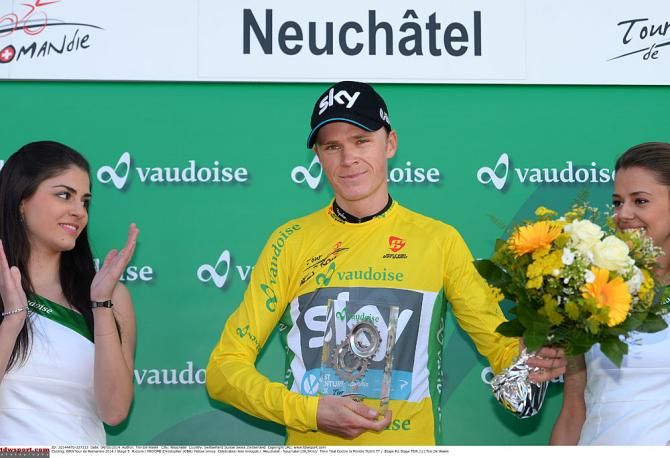 Overall winner Chris Froome