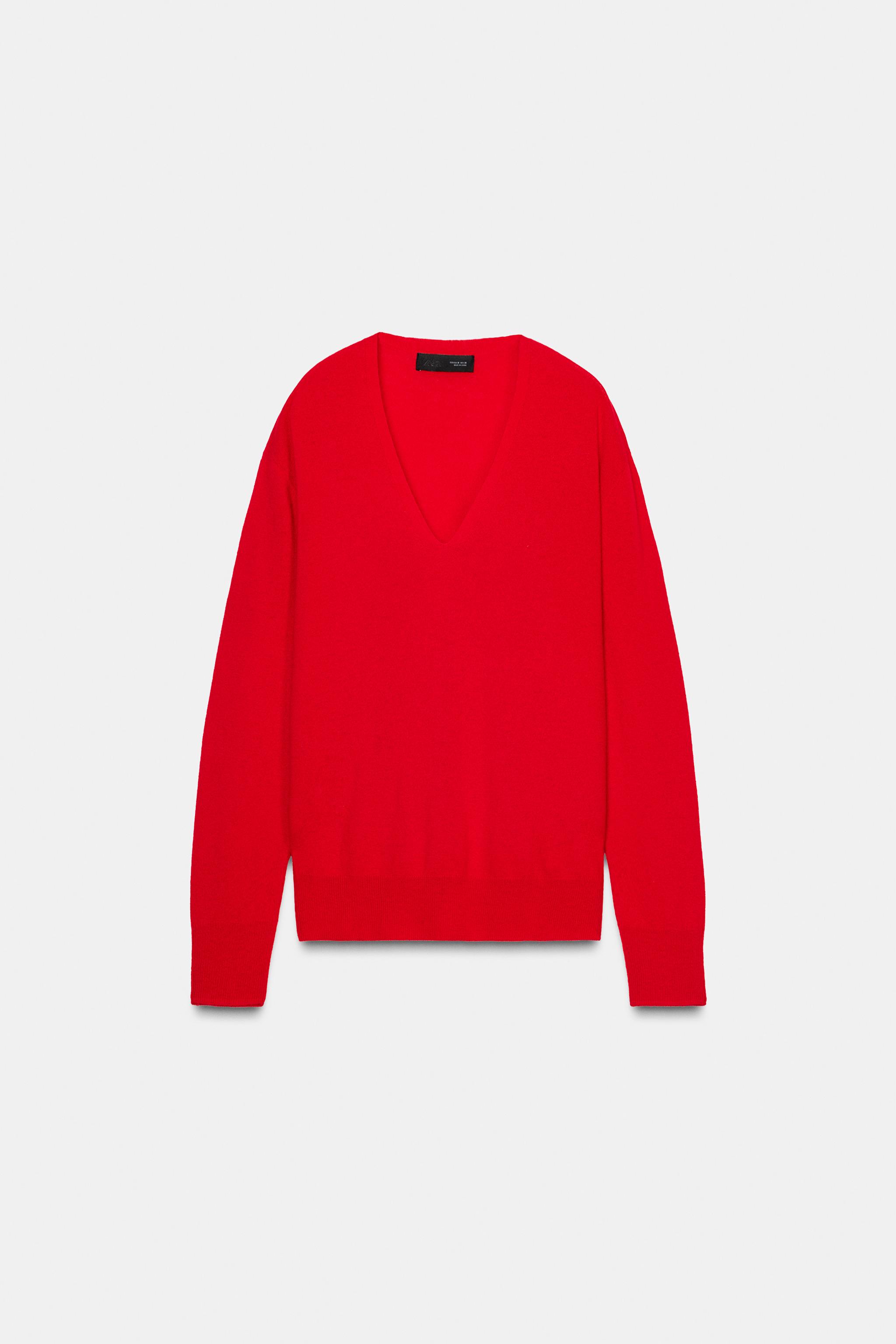 100% Extrasoft Wool V-Neck Jumper