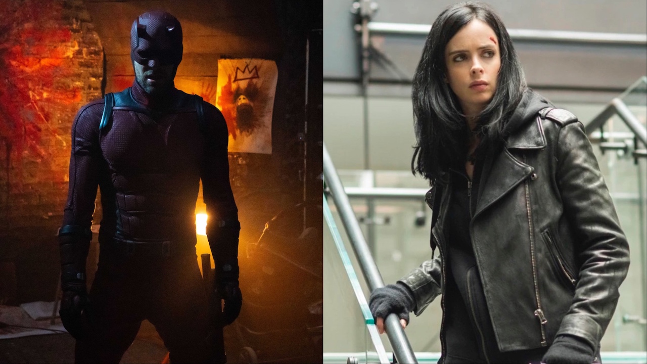 Charlie Cox's Daredevil and Krysten Ritter's Jessica Jones
