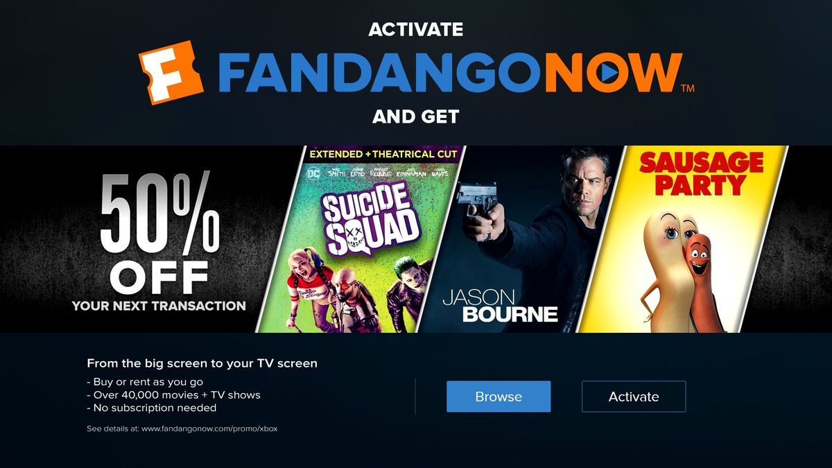 FandangoNOW comes to Xbox One with on-demand movies and more | Windows ...
